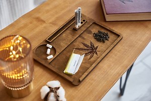 Wooden Custom Tray, Smoking Tray, Smoking Accessories, Wood Organizer, Large Tray - Etsy