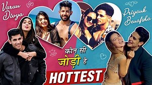 So as we all know Priyank Sharma has confirmed his relationship with Benafsha Soonawala and Varun Sood Divya agarwal are openly in love since a while relationship. Well their love angle has a history. Click on the play button to see which jodi looks hot together only on TellyMasala. | Telly Masala