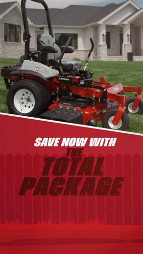 4.6K views · 44 reactions | Take advantage of the Total Package, going on now through July 31.  Contact your local Exmark dealer to learn more. #TeamExmark #Exmark #ExmarkMowers | Exmark Mowers | Facebook