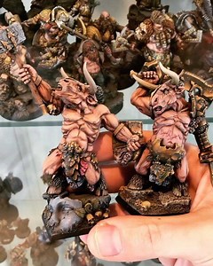 Fantasy miniatures promo in our store www.sciborminiatures.com :) #minotaur #miniatures #tabletopminiatures #wargames #sciborminiatures #paintingminiatures #miniaturewargaming | Scibor Monstrous Miniatures