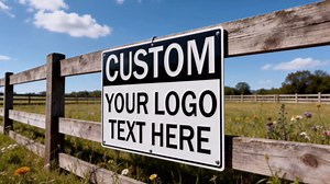 Oversized Custom Outdoor Metal Sign 36x30 for Large Business Display, Aluminum Reflective Option, Weather Resistant, Easy Mount