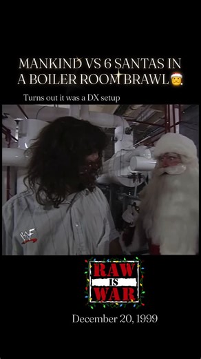An OG Wrestling IG account | DX set “the real Santa Claus” up by trying to make Mick feel like his biggest hero betrayed him. Pretty sure that was the OG WWF Santa from... | Instagram