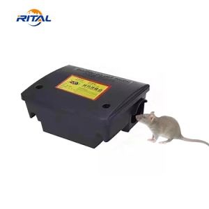 [Hot Item] Plastic Mouse Rat Bait Station Reusable Black Mousetrap Box Rodent Bait Station