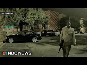 Dramatic bodycam footage shows moment police shoot gunman
