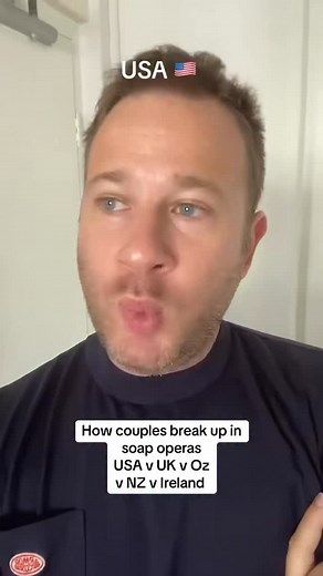 How couples break up in #soapopera #soapoperas in each country #american #british #australia #kiwi #nz #irish #drama #breakup | Jake Howie