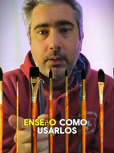 Pinceles de acuarela: cómo usar pinceles chatos, redondos y sable