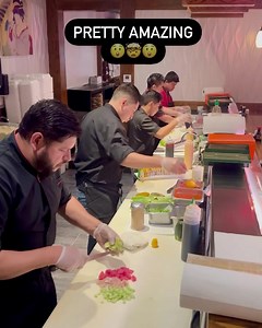 1.7K views · 18 reactions | We’ve got some new faces at the sushi bar! Amazed at the knowledge they have to memorize all while rolling sushi quickly & making it beautiful to look at勞 | Asia Garden Chinese & Japanese Restaurant | Facebook