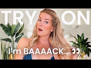 ☀️ BIKINI TRY ON HAUL - I'm BACK! So Let's Have Some SPRING TIME FUN! 🌷🐇