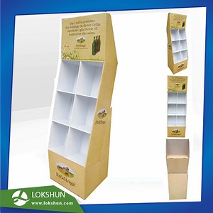 [Hot Item] Competitive Cardboard Floor Display Supermarket Customized Pop Cardboard Display Stand