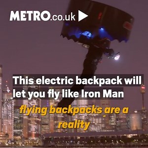 2.5K views · 96 reactions | Yes, flying backpacks are now a reality! This footage taken in Sydney shows a pilot able to lift off from a standing position thanks to a pair sets of drone-style blades. | Metro | Facebook