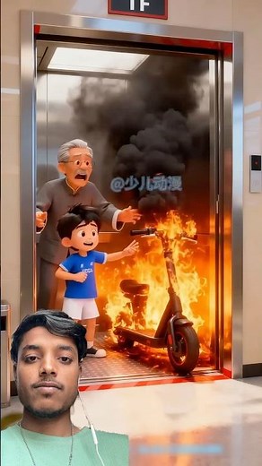 Agun lege giyeche o bhai Bangla cartoon Bangla bhoot cartoon #abdulbaricartoon #shorts