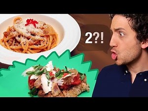 Italian Bucatini Amatriciana : Classic & Twisted