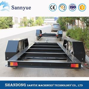 [Hot Item] Hot-DIP Galvanized Frame Equipment Trailer/Frame Trailer/Chassis Trailer