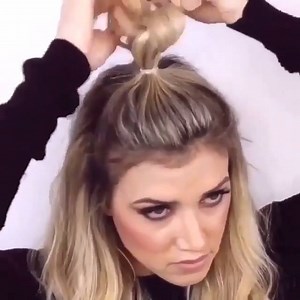 Simple, easy, cute and beautiful half Rose-Ban! | Adelehair