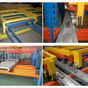 [Hot Item] High Quality Steel Metal Push Back Storage Rack for Industrial Warehouse Storage