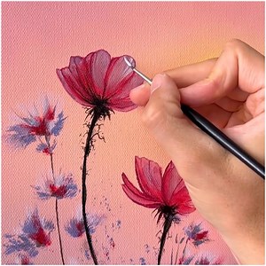 7.8K views · 186 reactions | Learning new techniques when floral painting  | MetDaan Tips | Facebook