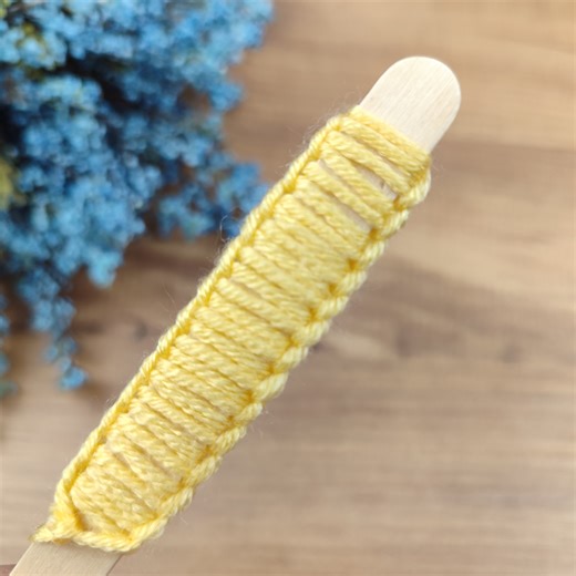 2.4K views · 24 reactions | How beautiful  Amazing use of popsicle sticks to create string flowers.##diy #craft #handflower | Knitting Fashion | Facebook