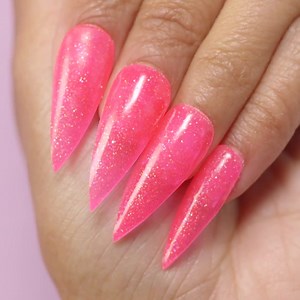 Celebrate fall with a festive pink like Bra Code! This pink will definitely pop no matter the length! 💕✨🍂 Bra Code is available at ezflow.com in TruGEL, TruDIP, and TruLAQ. #ezflownailsystems #ezflowmakingmoves #meetyourtrumatch | EzFlow Nail Systems