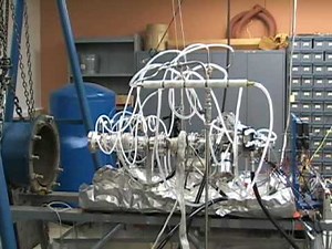 UT Arlington Pulsed Detonation Engine 10 Hz Ground Test