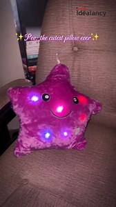 3.3K views · 6 comments | Soft Star Pillow With Glowing LED Light Add a magical glow to your room with this cozy star-shaped pillow, featuring soft fabric and a soothing LED light for a perfect nighttime companion! ⭐✨ #StarPillow #GlowingPillow #LEDLight #CozyDecor | Idealancy | Facebook