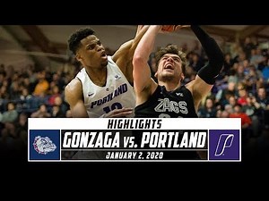 No. 1 Gonzaga vs. Portland Basketball Highlights (2019-20) | Stadium
