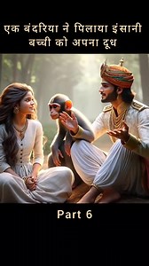 684K views · 30K reactions | A monkey fed its milk to a human baby girl part 7#shorts #viral #shortsviral | Bhagavati Prasad Matoliya | Facebook