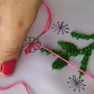 7.1K views · 153 reactions | Cutest Flower Embroidery Model #needlework #embroidery #handmade | Embroidery Skills ideas | Facebook