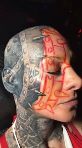 Going LIVE in 10 minutes with a face tattoo! | Paul Booth