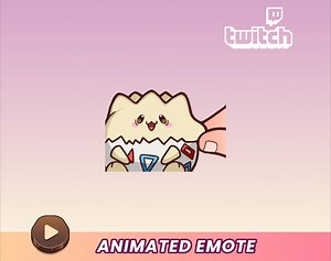 Animated Cute Togepi Pokemon Emote for Twitch, Discord, & Youtube - Etsy