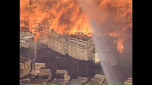 BREAKING--- Massive fire seen from miles across Central Ohio as a huge smoke plume extends up to 10,000 feet. This is at a recycling center on Columbus' south side and is reported to be one of the city's biggest fires in recent years. Smoke is drifting south into Pickaway and Ross Counties. Turn to 10TV News for LIVE coverage. 10tv.com/breaking | Chris Bradley