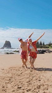 Polar Express 🚂 Australia Edition 🦘☀️🏝️ We had to do it again! How are you guys liking the backdrop? 🇦🇺🇦🇺🇦🇺 Dc: @cost_n_mayor #viral #polarexpress #dancers #couple #trendingreels #christmas #aussie #australia | Jasmin and James