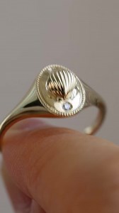 Shell with a Pearl⚪️✨ #goldring #shell #pearl #pearlring #finejewelry #jewelry #ring #gold #diamond #mermaidring #summerjewelry #handmadejewelry #tedandmag #mermaidvibes | Ted&Mag | Facebook