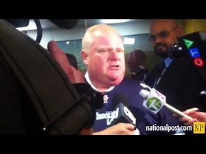 Rob Ford: "I've got more than enough to eat at home."