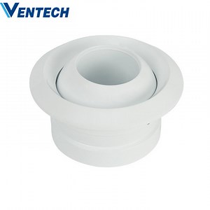 [Hot Item] Ventilation Air Condition Aluminum Alloy Air Duct Vent Round Nozzles Jet Nozzle Diffuser