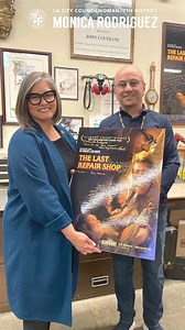 Last week, I had the pleasure of visiting the “Last Repair Shop”, which maintains about 80,000 student instruments in good condition and keeps children playing instruments and making music in the Los Angeles Unified School District. About a month ago, I was thrilled to join the Los Angeles Unified School District Education Foundation to launch “The Last Repair Shop Fund,” a $15 million capital campaign to invest in the future of the musical instrument repair shop, including a student apprentices