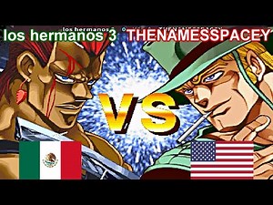 JoJo's Bizarre Adventure - los hermanos 3 vs THENAMESSPACEY