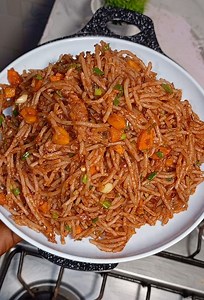 Jollof spaghetti recipe (in one minute video length) | Chef NutriBites