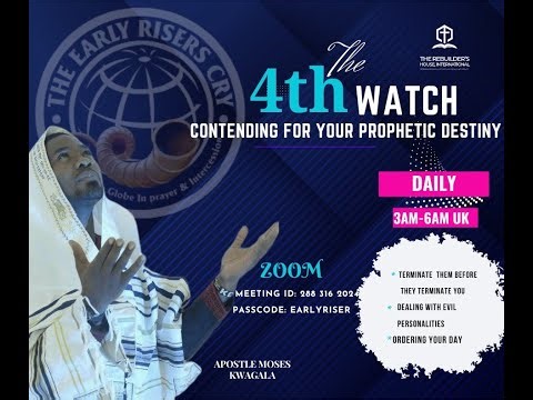 THE 4TH WATCH PRAYER PROGRAM: CONTENDING FOR YOUR HEAVENLY NAME TO APPEAR BY FIRE
