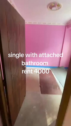 Single Room for Rent with Attached Bathroom for 4000