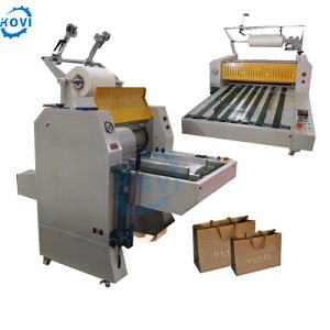 [Hot Item] Automatic A3 A4 Hot Film Laminator Paper Machine PVC Thermal Roll Laminating Machine for Books Cover