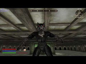 BBB supported werewolf skeleton & body mesh - Elder Scrolls IV: Oblivion - Curse of Hircine mod