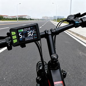 [Hot Item] Multi-Unit Switchable Ebike Display (KM/H & MPH) with Customizable Speed Mileage Alerts Speedometer for Bikes