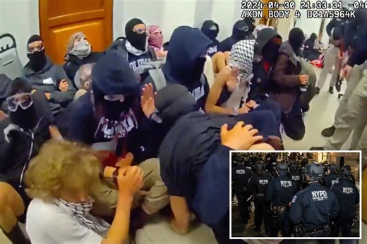 New details emerge about NYPD cop’s ‘purely unintentional’ gun discharge during Columbia raid on anti-Israel protesters inside Hamilton Hall