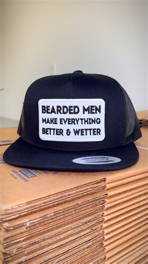 Only at https://rustylids.com/ - you can build your own lid on our site. Here’s how: - Add the patch and blank hat of your choice to cart. - checkout. - we attach and ship! Search beard on our site. | Rusty Lids