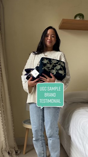 UGC sample!! Brand testimonial! #UGC #ugccreator #ugccontentcreator #ugcireland #ugccommunity #ugcexample #elizabethscarlett #toiletrybag #cosmeticbags