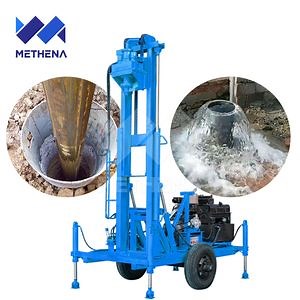 [Hot Item] Commercial Diesel Portable 150m Bore Hole Drill Artesian Well Rig Water Drilling