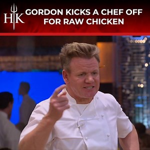 Gordon Ramsay kicks a struggling chef OFF SERVICE | Hell's Kitchen USA
