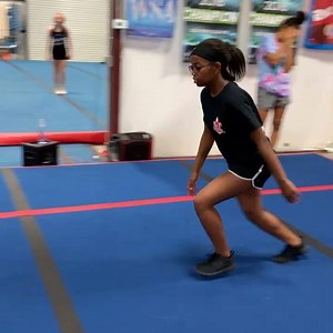Round off tuck from Kristyn & Coach Lizzie 💪🌀 | Cheaha Cheer & Tumble
