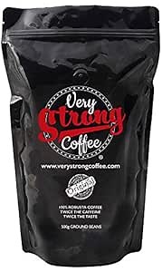 Very Strong Coffee 500g - GROUND COFFEE - 100% ROBUSTA COFFEE - TWICE THE CAFFEINE - TWICE THE TASTE.