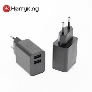 [Hot Item] 5V 2A USB Charger 2 Ports Chargers Cell Phone EU Plug Power Adapter Wall Charging Charger